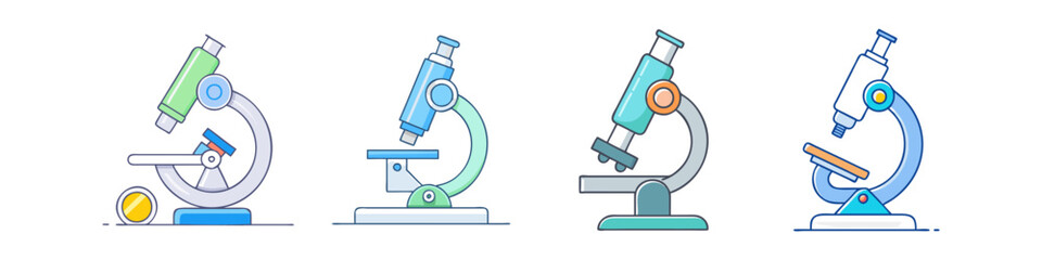 microscope icon, microscope vector illustration-simple illustration of microscope, perfect for microscope logos and icons