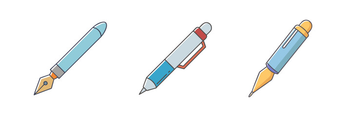pen icon, pen vector illustration-simple illustration of pen, perfect for pen logos and icons