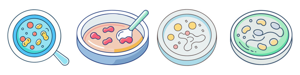 petri dish icon, petri dish vector illustration-simple illustration of petri dish, perfect for petri dish logos and icons