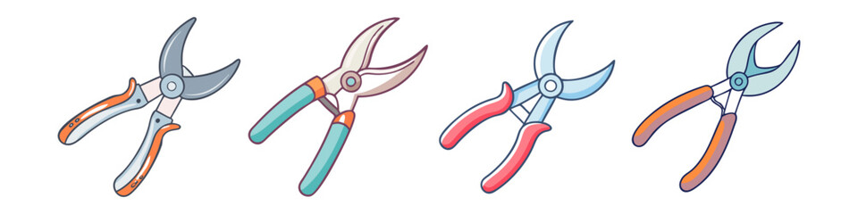 pruning shears icon, pruning shears vector illustration-simple illustration of pruning shears, perfect for pruning shears logos and icons