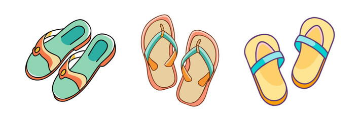sandals icon, sandals vector illustration-simple illustration of sandals, perfect for sandals logos and icons