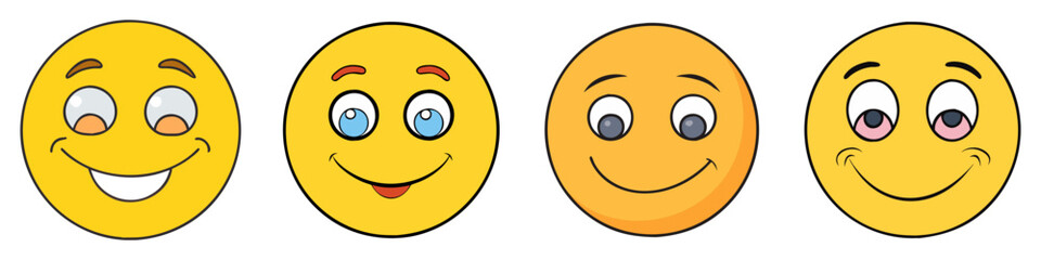 smile emoji icon, smile emoji vector illustration-simple illustration of smile emoji, perfect for smile emoji logos and icons