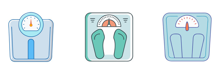 weight scale icon, weight scale vector illustration-simple illustration of weight scale, perfect for weight scale logos and icons