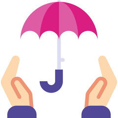Business Insurance icon vector illustration