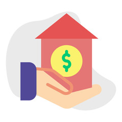 Home Loan icon vector illustration
