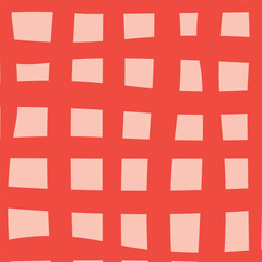 Seamless checkered pattern. Plaid, check texture, endless background in modern style. Repeating print with stripes.