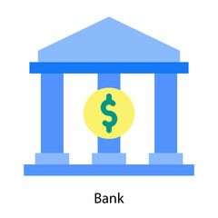 Bank icon vector illustration