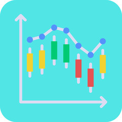 Stock Market icon vector illustration