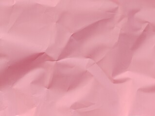 Pink Crumpled Paper Background. Photos for design, creativity