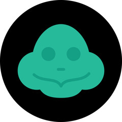 Turtle Face icon vector illustration