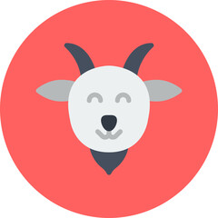 Lamb Face icon vector illustration
