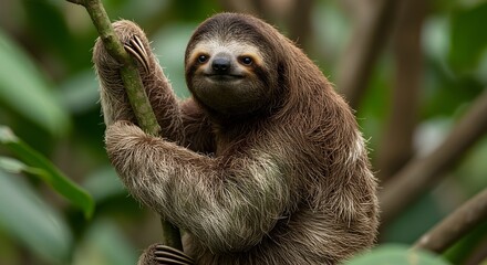 Ancient Ground Sloth in Natural Habitat