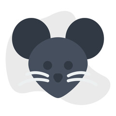 Mouse Face icon vector illustration