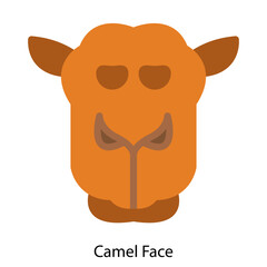 Camel Face icon vector illustration