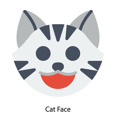 Cat Face icon vector illustration