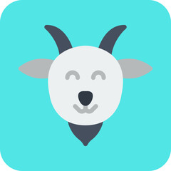 Lamb Face icon vector illustration