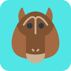 Baboon Face icon vector illustration