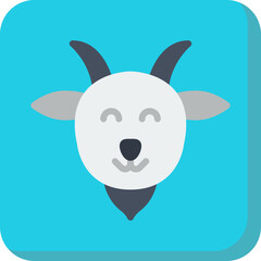 Lamb Face icon vector illustration