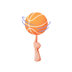 Basketball Spinning Finger PNG