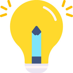 Idea icon single vector illustration
