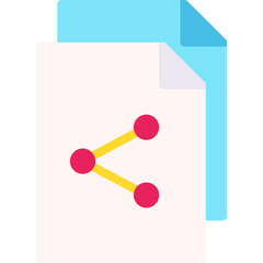 Lecture Sharing icon single vector illustration