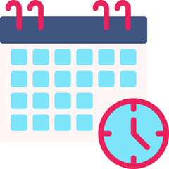 Class Timetable icon single vector illustration