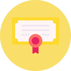 Diploma icon single vector illustration