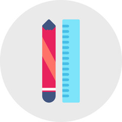 Learning Tools icon single vector illustration