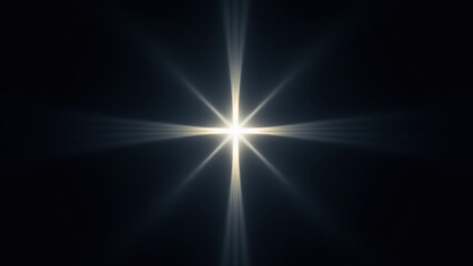 Obraz premium A Christian cross symbol with a bright light background.