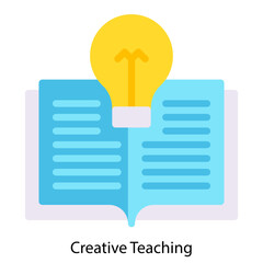 Creative Teaching icon single vector illustration