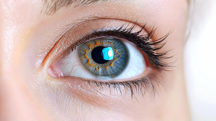 Fototapeta premium Closeup Of Woman Eye With Sparkle Makeup