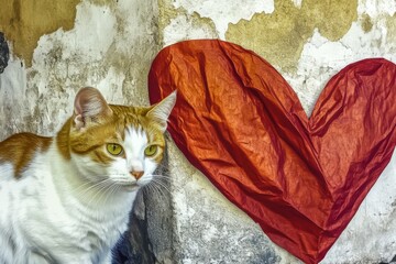 Valentine's Day in Love with Cats 