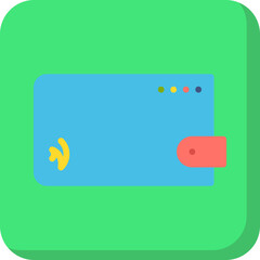 Debit and credit card icon single vector illustration