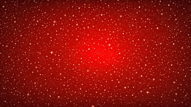 background of red stars - Powered by Adobe