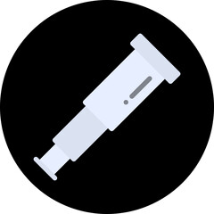 Telescope icon single vector illustration