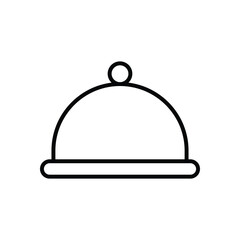 Obraz premium Food Tray Icon Vector Stock Illustration