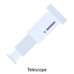 Telescope icon single vector illustration
