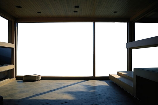 Fototapeta PNG Window see ocean room architecture building.