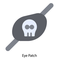 Eye Patch icon single vector illustration