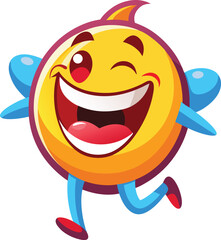 Laughing with bounce animated Strikers 