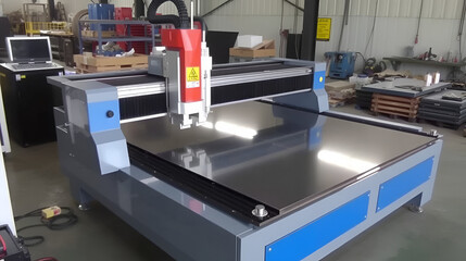 Industrial Laser Cutting Metal Sheet Throughly