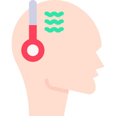 Illness icon single vector illustration