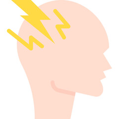 Stress icon single vector illustration