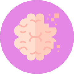 False Memory icon single vector illustration
