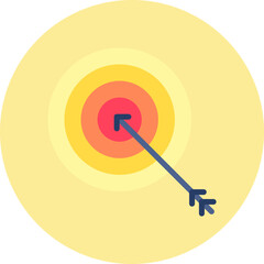 Goal icon single vector illustration