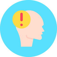 Panic icon single vector illustration