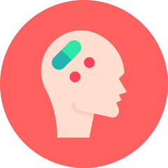 Drug Addiction icon single vector illustration