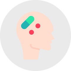Drug Addiction icon single vector illustration