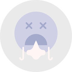 Shortness of Breath icon single vector illustration