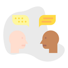 Confabulation icon single vector illustration